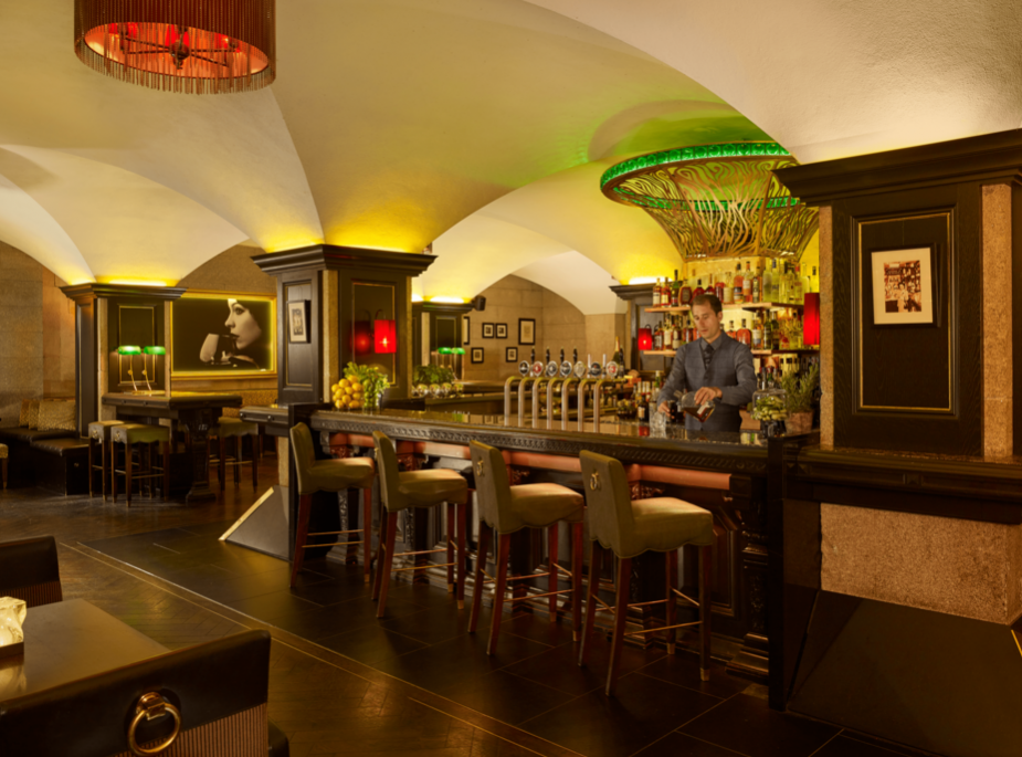 The mint bar stool barman the college green hotel dublin The College Green Hotel